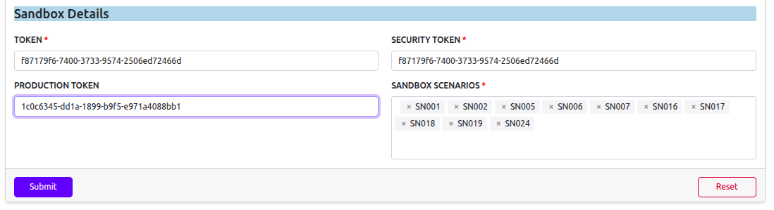 Production token - ezinvoice.pk